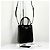 Prada Mini borsa tote spazzolata e borsa a tracolla Nera Nero - vista 6