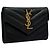 Saint Laurent Tarjetero Sobre Negro