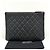 Chanel Borsa a pochette New Medium in Caviar placcata oro Nera Nero - vista 3