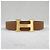 Hermès Buckle Reversible Two-Sided Black Gold Matte Men's Leather Belt - view 5