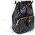 Prada Borsa bucket in pelle con logo triangolare nera Nero - vista 12