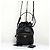 Prada Borsa bucket in pelle con logo triangolare nera Nero - vista 7
