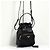 Prada Borsa bucket in pelle con logo triangolare nera Nero - vista 8