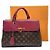 Bolso Louis Vuitton Monogram Venus Burgundy Roja - vista 9