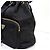 Prada Borsa bucket crossbody in nylon con logo triangolare Nero - vista 11