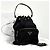 Prada Borsa bucket crossbody in nylon con logo triangolare Nero - vista 5