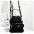 Prada Borsa bucket crossbody in nylon con logo triangolare Nero - vista 8