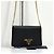 Prada Borsa a tracolla Saffiano Logo Chain Nera Nero - vista 5