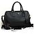Prada Borsa Tote Boston Saffiano Lux con Logo Triangle Nero