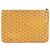Clutch Goyard Sena MM Gialla in Pelle Giallo - vista 3
