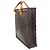 Louis Vuitton Monogram Sac Plat Bolso Marrón Castaño - vista 2