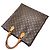 Louis Vuitton Monogram Sac Plat Bolso Marrón Castaño - vista 4
