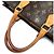 Louis Vuitton Monogram Sac Plat Bolso Marrón Castaño - vista 5