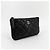 Chanel Mini Pochette Caviar Nera in Pelle Nero - vista 3