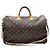 Louis Vuitton Monogram Bandoulière Speedy Marrone - vista 3