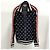 Gucci Giacca Technical Track con zip Blu - vista 10