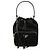 Prada Duet Nylon Bucket Bag Black