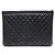 Chanel Clutch Caviar Boy Large Nero - vista 3