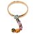 Dolce & Gabbana Anello alfabeto multicolore in oro giallo Misura - vista 4