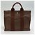 Hermès Borsa Tote Furuto Canvas PM Brown (Top Grade) Marrone - vista 7
