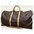 Louis Vuitton Monogram Bandoulière Keepall with Chip Braun - Ansicht 2