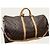 Louis Vuitton Monogram Bandoulière Keepall with Chip Braun - Ansicht 3