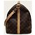 Louis Vuitton Monogram Bandoulière Keepall with Chip Braun - Ansicht 4