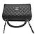 Chanel Caviar Coco Handle 28 Nero in Pelle - vista 7