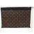 Louis Vuitton Pouch Discovery Monogram Macassar Marrone - vista 5