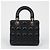 Dior Lady MY ABC Small Cannage Lammleder Tote Bag Schwarz - Ansicht 4