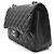 Chanel Caviar Classic Jumbo Borsa in pelle nera Nero - vista 2