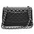 Chanel Caviar Classic Jumbo Borsa in pelle nera Nero - vista 3