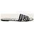Dior Sandali Mule Dway in cotone ricamato motivo Flan de Paris White Black Bianco - vista 2