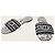 Dior Sandali Mule Dway in cotone ricamato motivo Flan de Paris White Black Bianco - vista 3