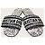 Dior Sandali Mule Dway in cotone ricamato motivo Flan de Paris White Black Bianco - vista 6