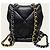 Chanel Zaino in nappa nera e oro con chip Nero - vista 5