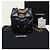 Chanel Zaino in nappa nera e oro con chip Nero - vista 7