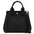 Chloé Small Carry Canvas Tote Bag Black Schwarz