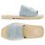 Chloé Sandali con cinturino Woody Logo Pearl Blue
