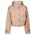 Moncler Giacca Carex con cappuccio in popeline di misto cotone Marrone