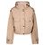 Moncler Giacca Carex con cappuccio in popeline di misto cotone Marrone - vista 3