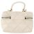 Chanel Top Handle Zip Around Vanity Case with Chain Quilted Caviar Mini Bianco - vista 2