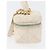 Chanel Top Handle Zip Around Vanity Case with Chain Quilted Caviar Mini Bianco - vista 3