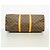 Louis Vuitton Brown Boston Monogram Keepall Bandoulière 50 Marrone - vista 3