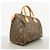 Borsa Louis Vuitton Monogram Speedy 25 Marrone - vista 2