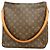 Borsa a tracolla Louis Vuitton Monogram Looping GM Marrone