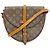 Louis Vuitton Monogram Chantilly MM Schultertasche Braun
