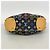Borsa Louis Vuitton Monogram Multicolor Judy PM Nero - vista 3