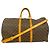 Borsa Louis Vuitton Boston Monogram Keepall Bandoulière 55 Marrone