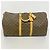 Borsa Louis Vuitton Boston Monogram Keepall Bandoulière 55 Marrone - vista 14